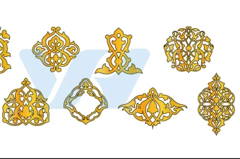 وکتور طرح اسلیمی