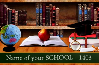 فایل لایه باز پس زمینه فارغ التحصیلی