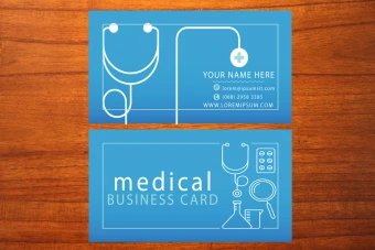 طرح لایه باز کارت ویزیت پزشکی  شماره 5