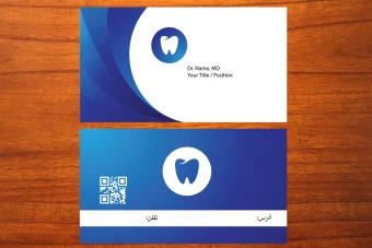 طرح لایه باز کارت ویزیت پزشکی  شماره 6