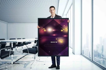 پس زمینه پوستر  و تراکت تبلیغاتی لایه باز