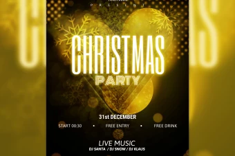 دانلود طرح پوستر کریسمس