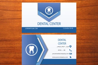 طرح لایه باز کارت ویزیت پزشکی شماره 7