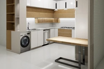 مدل سه بعدی آشپزخانه