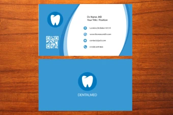 طرح لایه باز کارت ویزیت پزشکی شماره 8