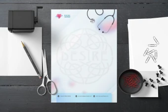 قالب سرنسخه و سربرگ پزشکی