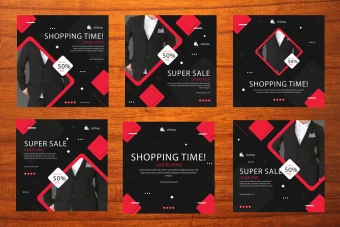 قالب لایه باز پست اینستاگرام برای فروشگاه ،شبکه اجتماعی یا خدماتی شماره 5