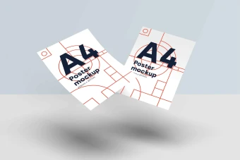 موکاپ تراکت تبلیغاتی و پوستر