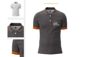 موکاپ تیشرت و آستین کوتاه