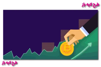 طرح لایه باز از طرح بیت کوین  کاملا لایه باز جهت تغییر اندازه و رنگ