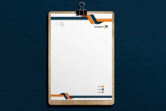 طرح لایه باز سربرگ شرکتی