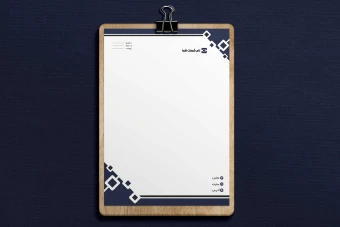 طرح لایه باز سربرگ شرکتی