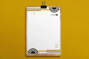 طرح لایه باز سربرگ شرکتی