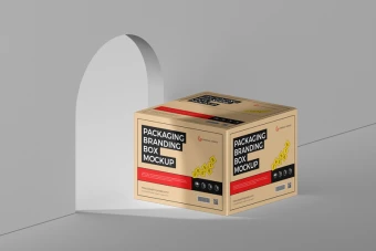 موکاپ لایه باز جعبه