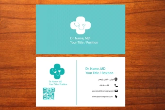 طرح لایه باز کارت ویزیت پزشکی شماره 11