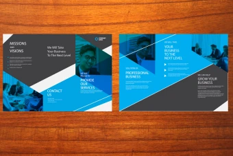 طرح لایه باز بروشور سه لتی تبلیغاتی برای تمام مشاغل و خدمات شماره 26