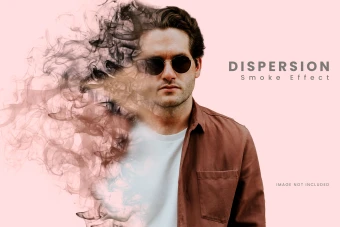 دانلود طرح لایه باز افکت دود