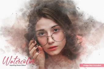 دانلود طرح لایه باز افکت دود چهره