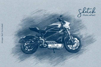 افکت اسکیس آبی