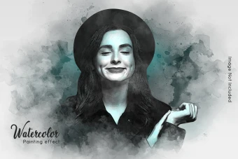 دانلود طرح لایه باز افکت رویایی نقاشی