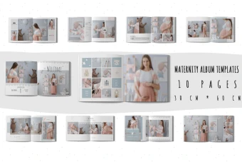آلبوم عکس دیجیتال لایه باز بارداری و نوزادی