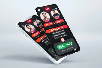 طرح لایه باز  بنر استوری لایو مشترک