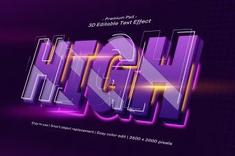 استایل فونت بنفش