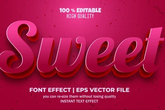 استایل فونت قرمز صورتی