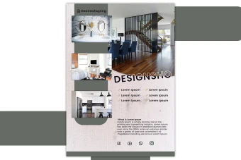 قالب لایه باز پوستر و تراکت تبلیغاتی