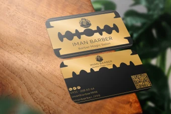 فایل لایه باز کارت ویزیت آرایشگاه مردانه