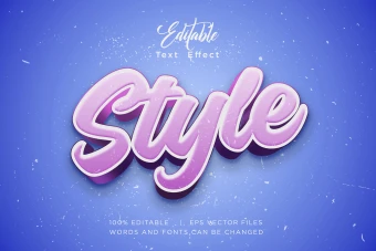 استایل متن صورتی