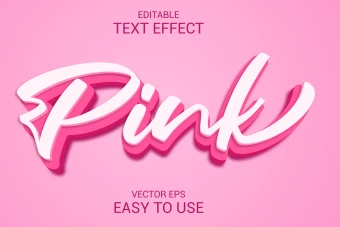 استایل متن صورتی