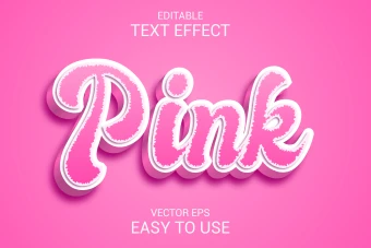 استایل متن صورتی