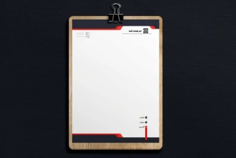 طرح لایه باز سربرگ شرکتی