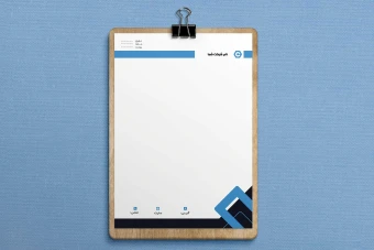 طرح لایه باز سربرگ شرکتی