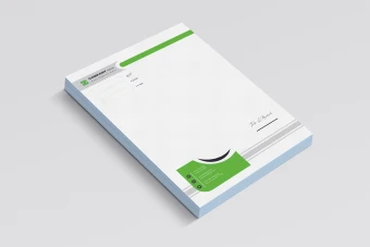 سربرگ اداری تجاری شرکتی بافرمتppsd