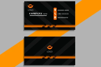 کارت ویزیت مشکی