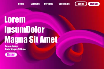 صفحه فرود وب سایت