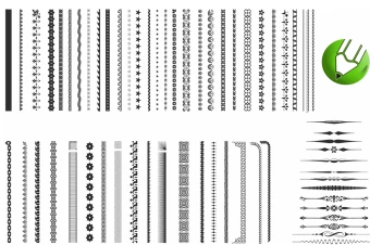پکیج وکتور حاشیه - کورل دراو - شماره 1