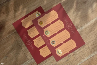 دانلود طرح لایه باز منوی رستوران ایرانی