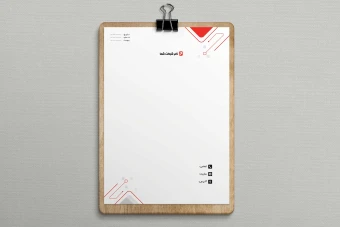 طرح لایه باز سربرگ شرکتی