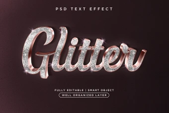 استایل متن سه بعدی قرمز