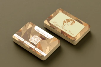 دانلود فایل لایه باز کارت ویزیت لوکس سالن زیبایی