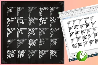 مجموعه وکتور گوشه شماره 2