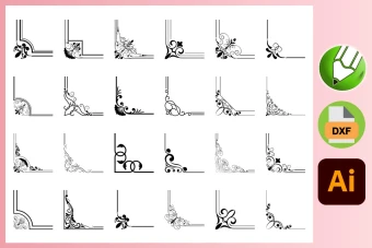 مجموعه وکتور گوشه شماره 3