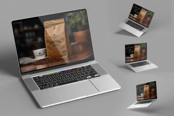 دانلود فایل لایه باز موکاپ لپتاپ