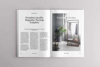 دانلود موکاپ لایه باز کتاب و مجله