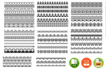 پکیج وکتور حاشیه - قاب - شماره 5