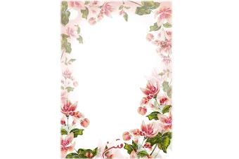 فریم و  قاب با طرح گل