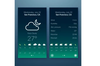 طرح لایه باز و قابل ویرایش قالب آب و هوا